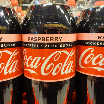 coca cola raspberry zero sugar