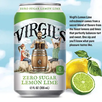 Virgils Zero Sugar Soda Lemon & Lime (Citron & Lime)    